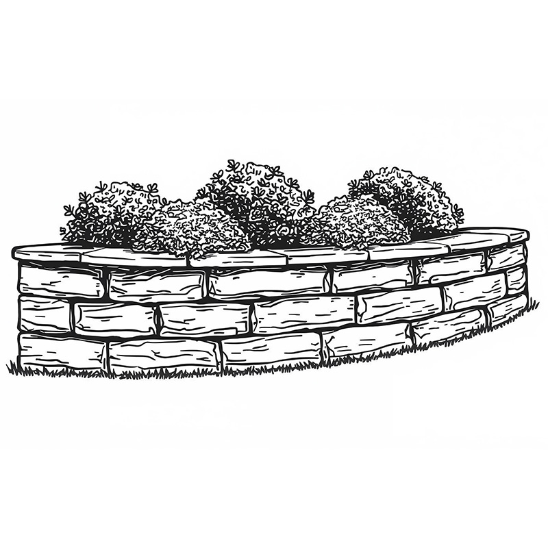 retaining wall icon